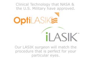  We offer 2 brands of LASIK 